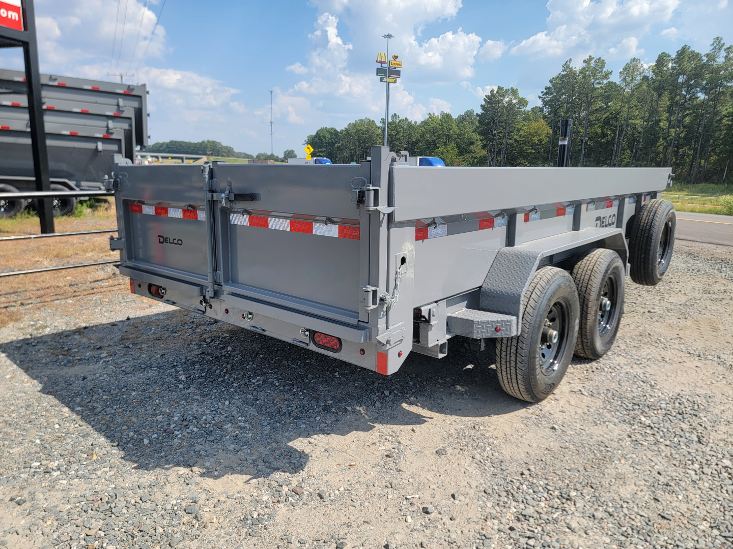 New 2026 Delco Trailers D5 14' x 83" Dump Trailer