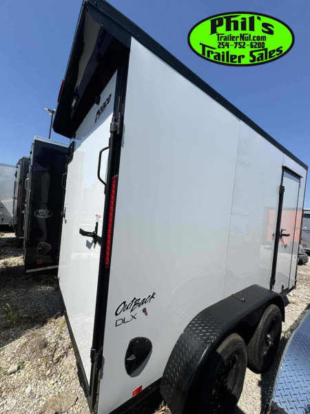 New 2025 Pace American 6X12 UPGRADED .080 EXTERIOR & REAR WING Cargo / Enclosed Trailer