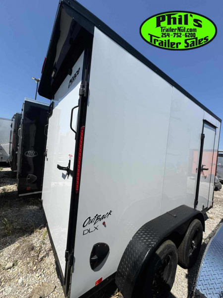 New 2025 Pace American 6X12 UPGRADED .080 EXTERIOR & REAR WING Cargo / Enclosed Trailer