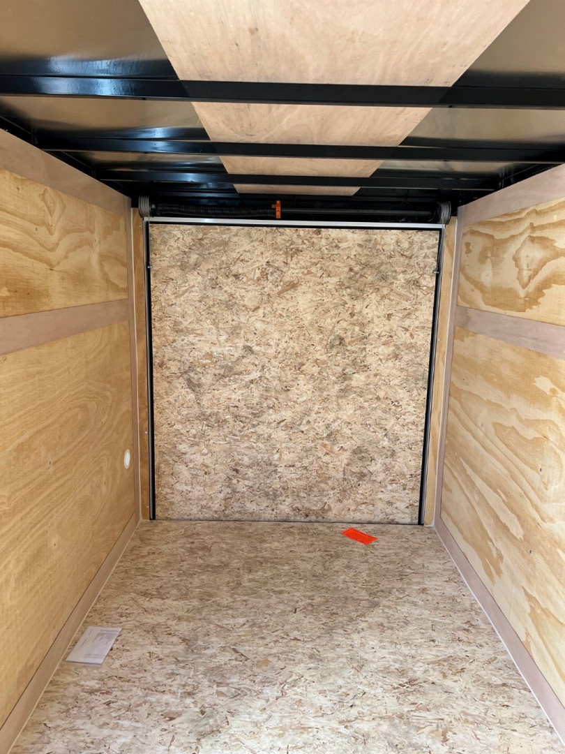 New 2025 6 x 12 Cross Trailers Cargo / Enclosed Trailer with ramp Door - 6ft interior WITH SPARE