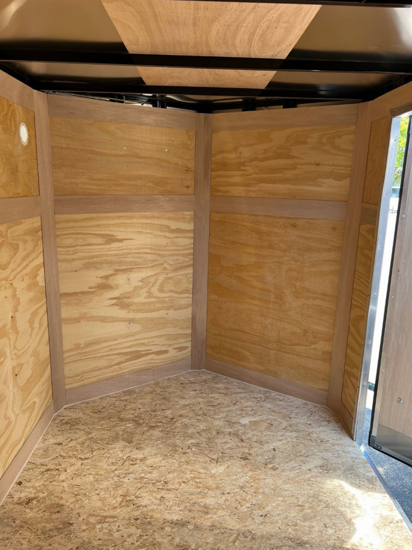 New 2025 6 x 12 Cross Trailers Cargo / Enclosed Trailer with ramp Door - 6ft interior WITH SPARE