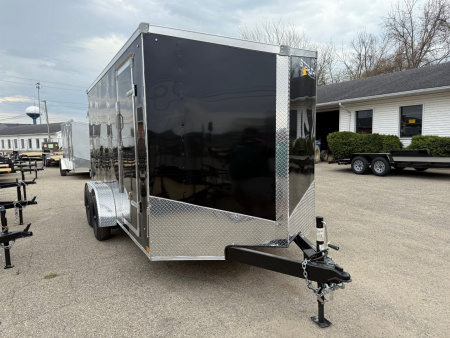 New 2026 Stealth 7 X 14 Cargo / Enclosed Trailer with Rampand 6ft 6in interior Height