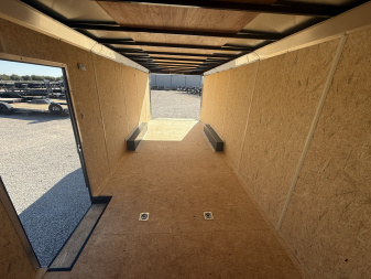 New 2026 Compass 8.5x24' Enclosed Cargo Trailer - Indigo DLX