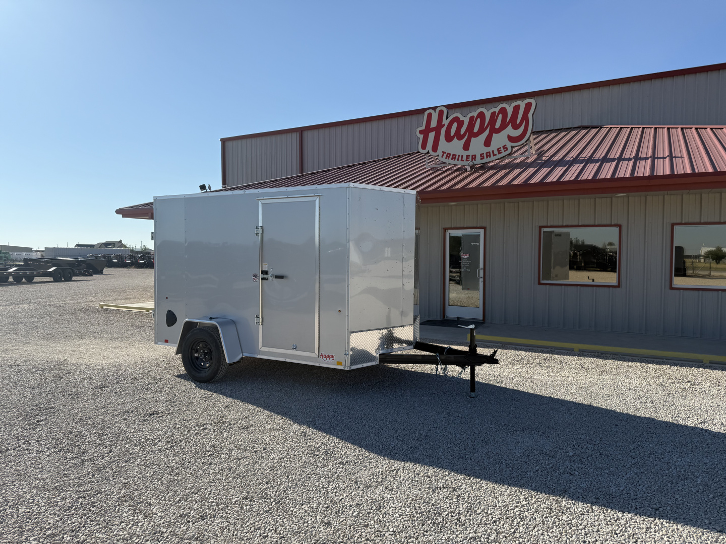 New 2026 Compass 6'x10' Enclosed Cargo Trailer - Indigo DLX