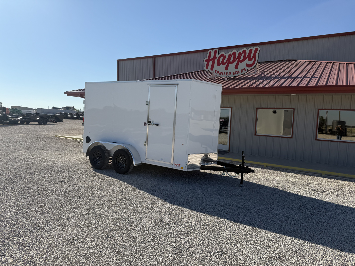 New 2026 Compass 6'x12' Enclosed Cargo Trailer - Indigo DLX