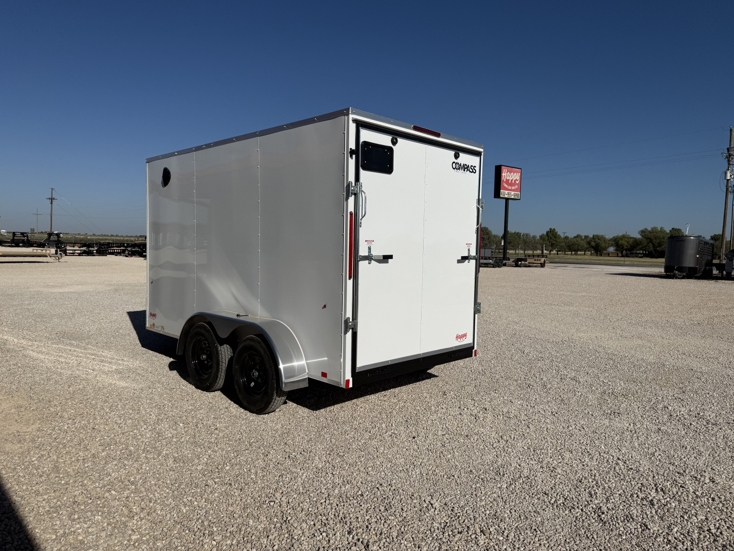 New 2026 Compass 6'x12' Enclosed Cargo Trailer - Indigo DLX