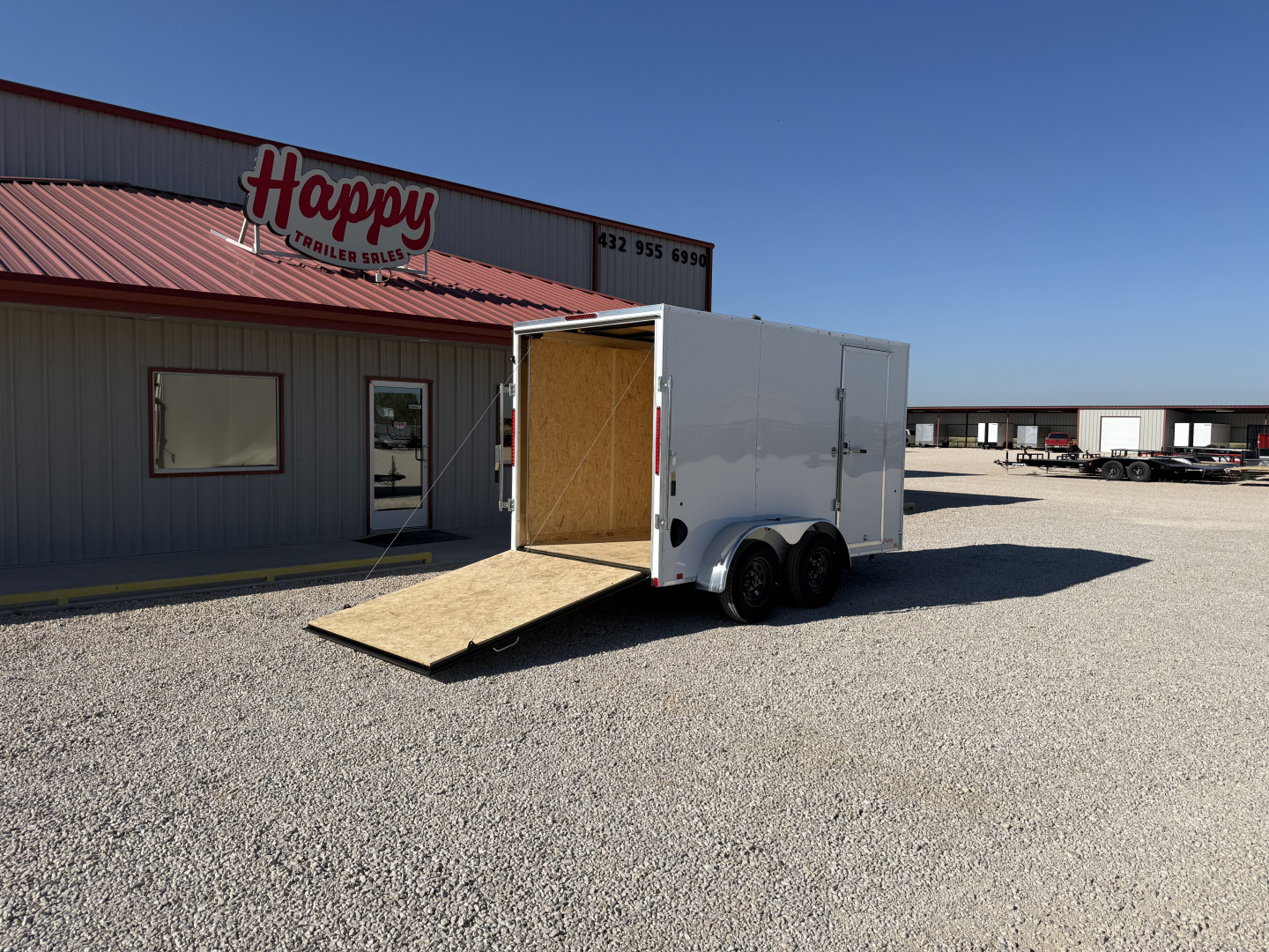 New 2026 Compass 6'x12' Enclosed Cargo Trailer - Indigo DLX