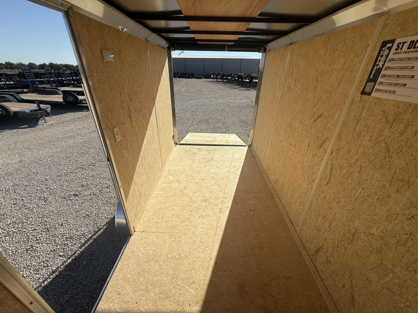 New 2026 Compass 6'x12' Enclosed Cargo Trailer - Indigo DLX