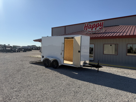 New 2026 Compass 6'x12' Enclosed Cargo Trailer - Indigo DLX