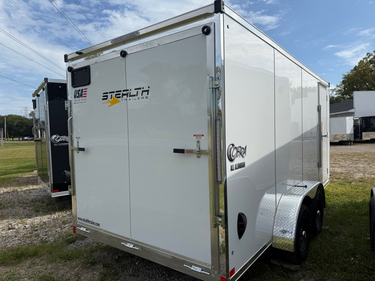 New 2026 Stealth Cobra TRAILERS 7 X 16 ALL ALUMINUM Enclosed Trailer 6ft 6in interior - Screwless