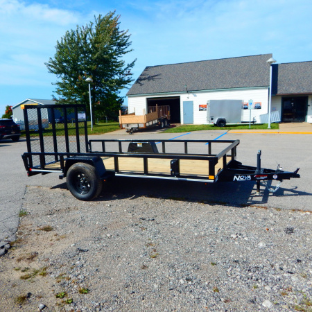 New 2025 Midsota 6.5X12 3K Tube Top Utility Trailer
