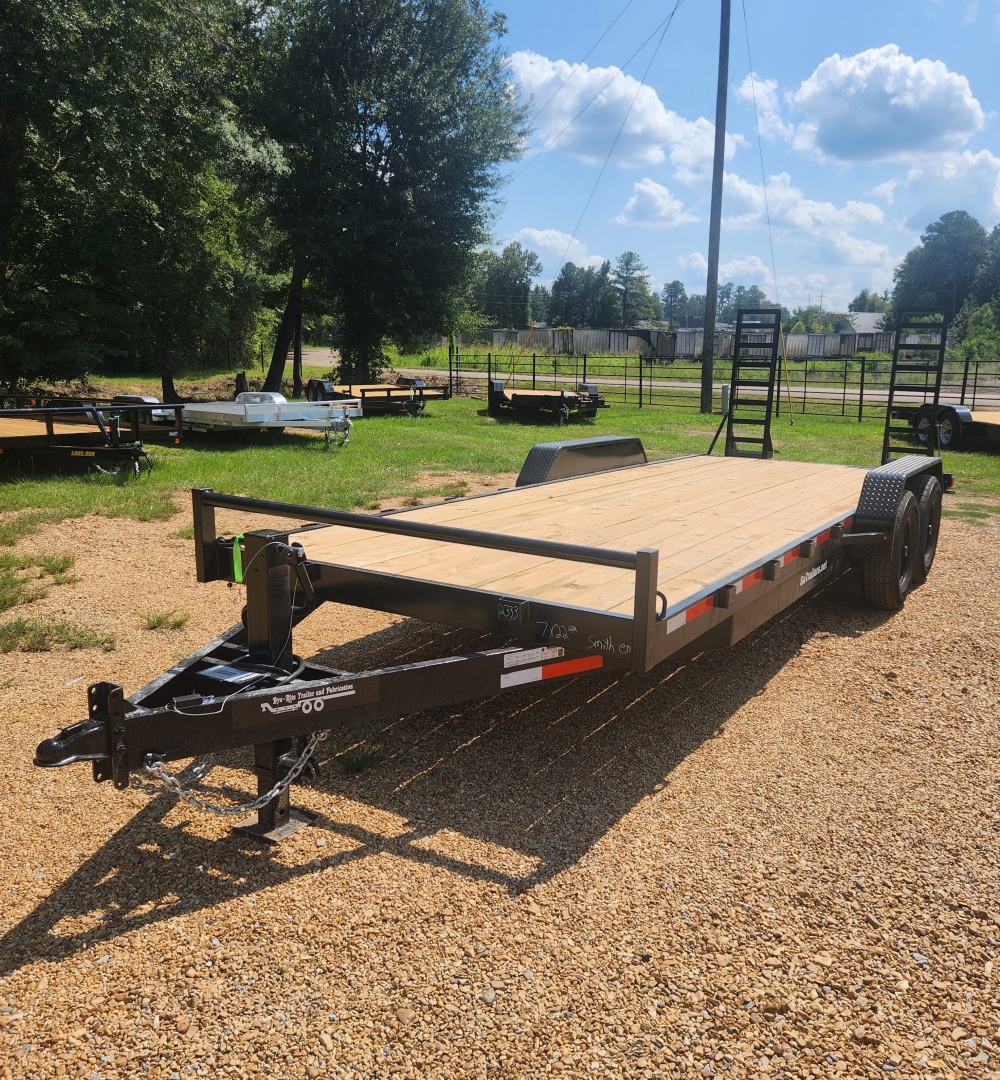 New 2026 Bye-Rite Trailers 7'x22',14k, 2-7 Pound Axels Dovetail, Two Stand Up Ramps Car Hauler