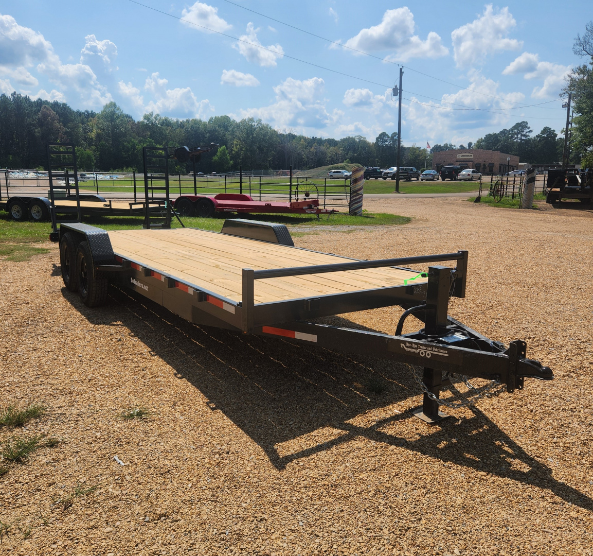 New 2026 Bye-Rite Trailers 7'x22',14k, 2-7 Pound Axels Dovetail, Two Stand Up Ramps Car Hauler