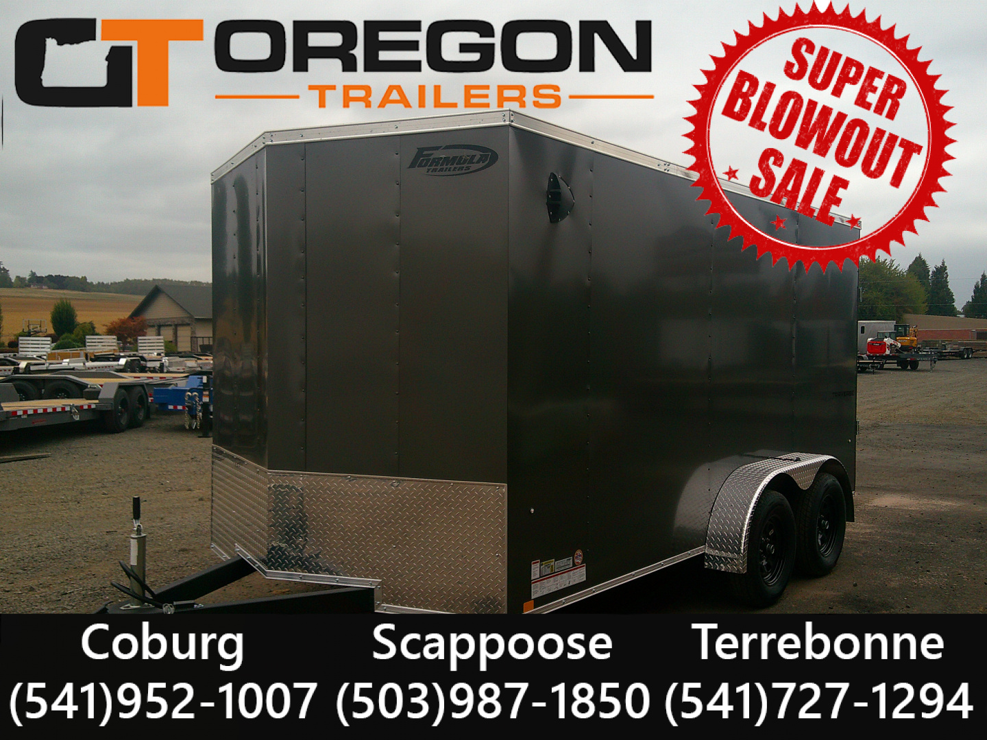 New 2026 Formula Trailers 7x14 Cargo / Enclosed Trailer