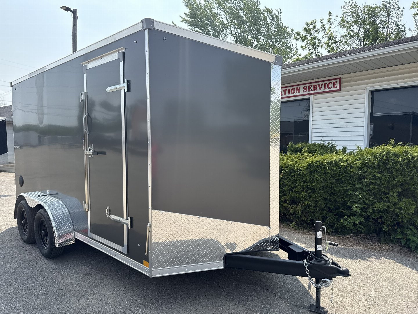 New 2025 Stealth 7 X 14 Cargo / Enclosed Trailer with Ramp with 7ft interior Height - Better Model