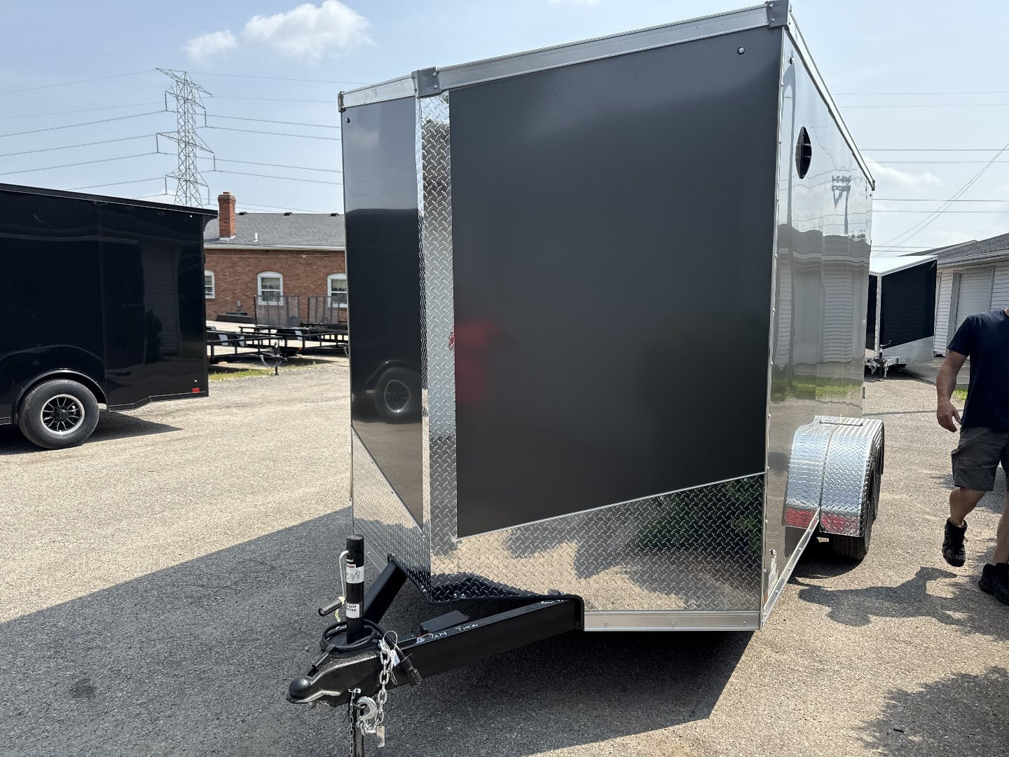 New 2025 Stealth 7 X 14 Cargo / Enclosed Trailer with Ramp with 7ft interior Height - Better Model