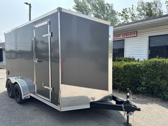 New 2025 Stealth 7 X 14 Cargo / Enclosed Trailer with Ramp with 7ft interior Height - Better Model