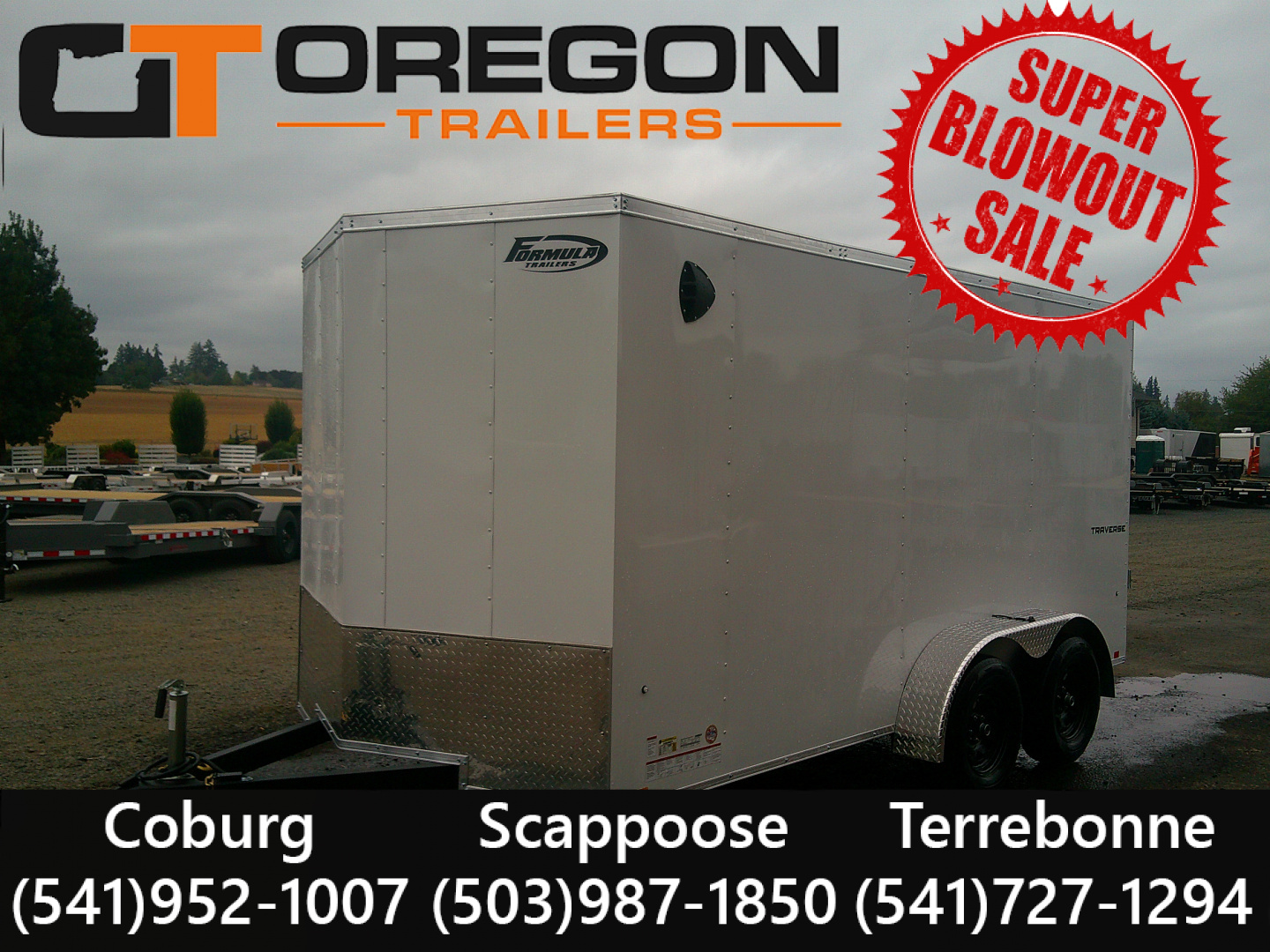 New 2026 Formula Trailers 7x14 Cargo / Enclosed Trailer