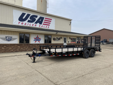 New 2026 Load Trail 83x20 landscape split gate w/side rails 14k Equipment Trailer