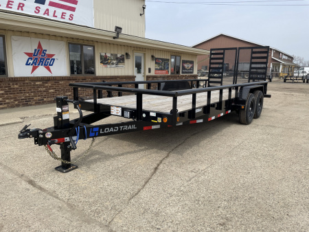 New 2026 Load Trail 83x20 landscape split gate w/side rails 14k Equipment Trailer