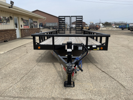New 2026 Load Trail 83x20 landscape split gate w/side rails 14k Equipment Trailer
