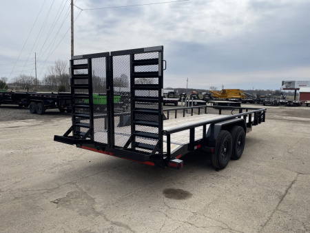 New 2026 Load Trail 83x20 landscape split gate w/side rails 14k Equipment Trailer
