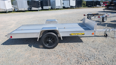 New 2026 Aluma 4'2" x 10 Tilt & GO Adventure Trailer (Snowmobiles, ATVs, Golf Carts!!!)