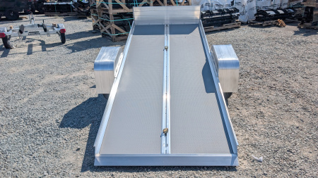 New 2026 Aluma 4'2" x 10 Tilt & GO Adventure Trailer (Snowmobiles, ATVs, Golf Carts!!!)