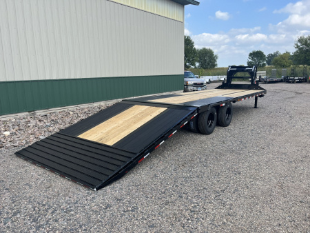 New 2026 PJ Trailers 32' Low-Pro Hydraulic Dove Gooseneck Trailer