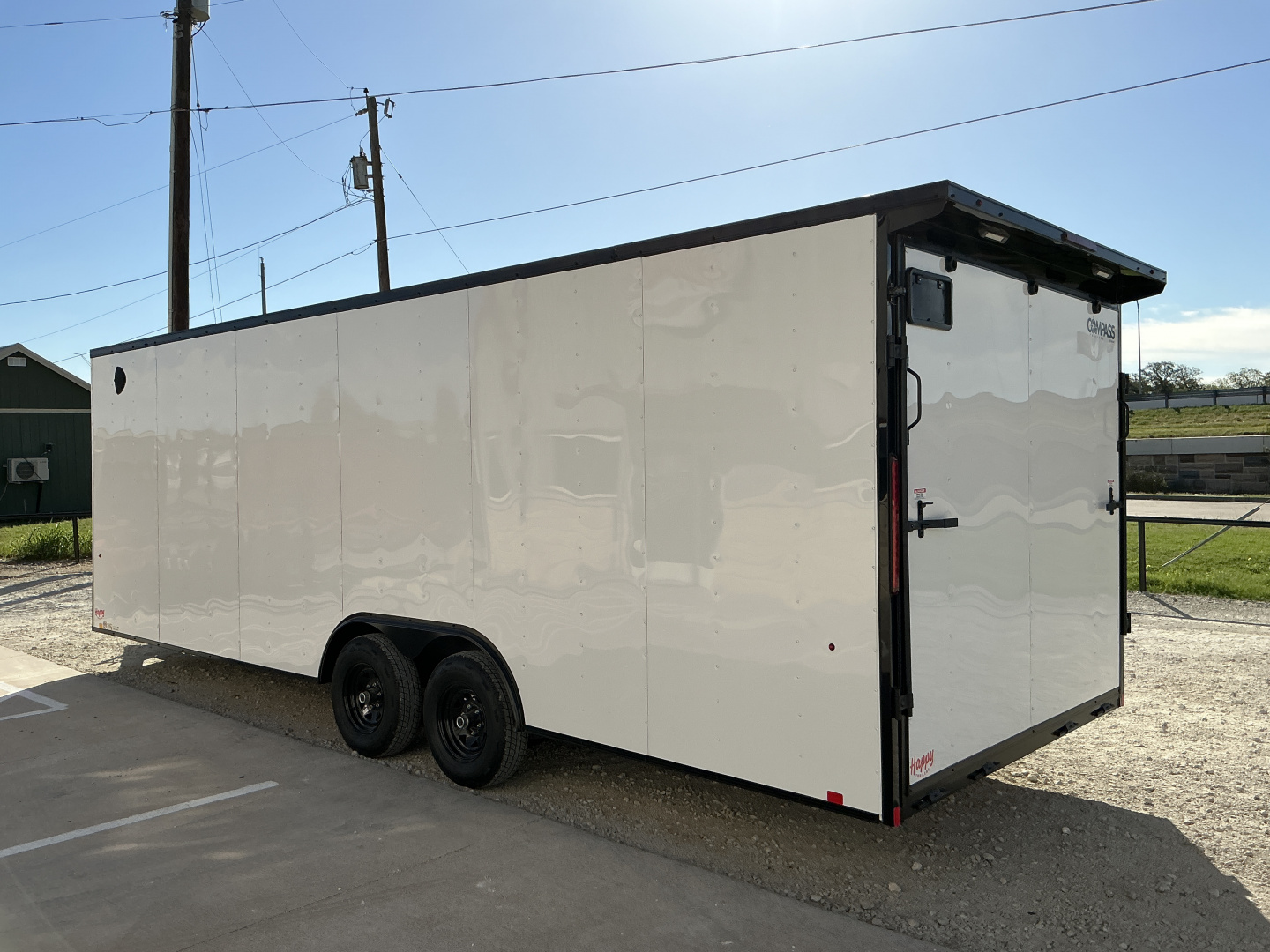 New 2026 Compass 8.5x24' Enclosed Cargo Trailer - Indigo DLX