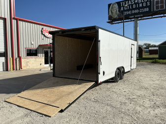 New 2026 Compass 8.5x24' Enclosed Cargo Trailer - Indigo DLX