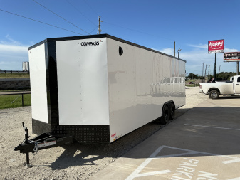 New 2026 Compass 8.5x24' Enclosed Cargo Trailer - Indigo DLX