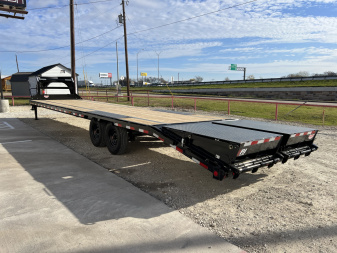 New 2026 PJ 102"x36' GN Low-Pro Flatbed w/ Singles - LX