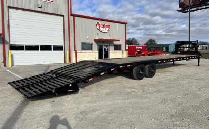 New 2026 PJ 102"x36' GN Low-Pro Flatbed w/ Singles - LX