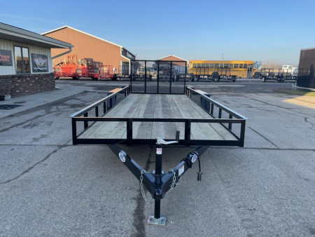 New 2026 AMO 82x20 TA2 w/ Wrapped Tongue 7K Landscape Trailer