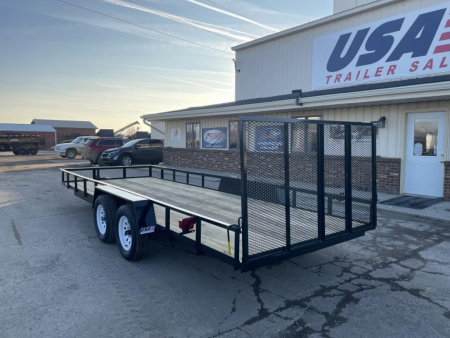 New 2026 AMO 82x20 TA2 w/ Wrapped Tongue 7K Landscape Trailer