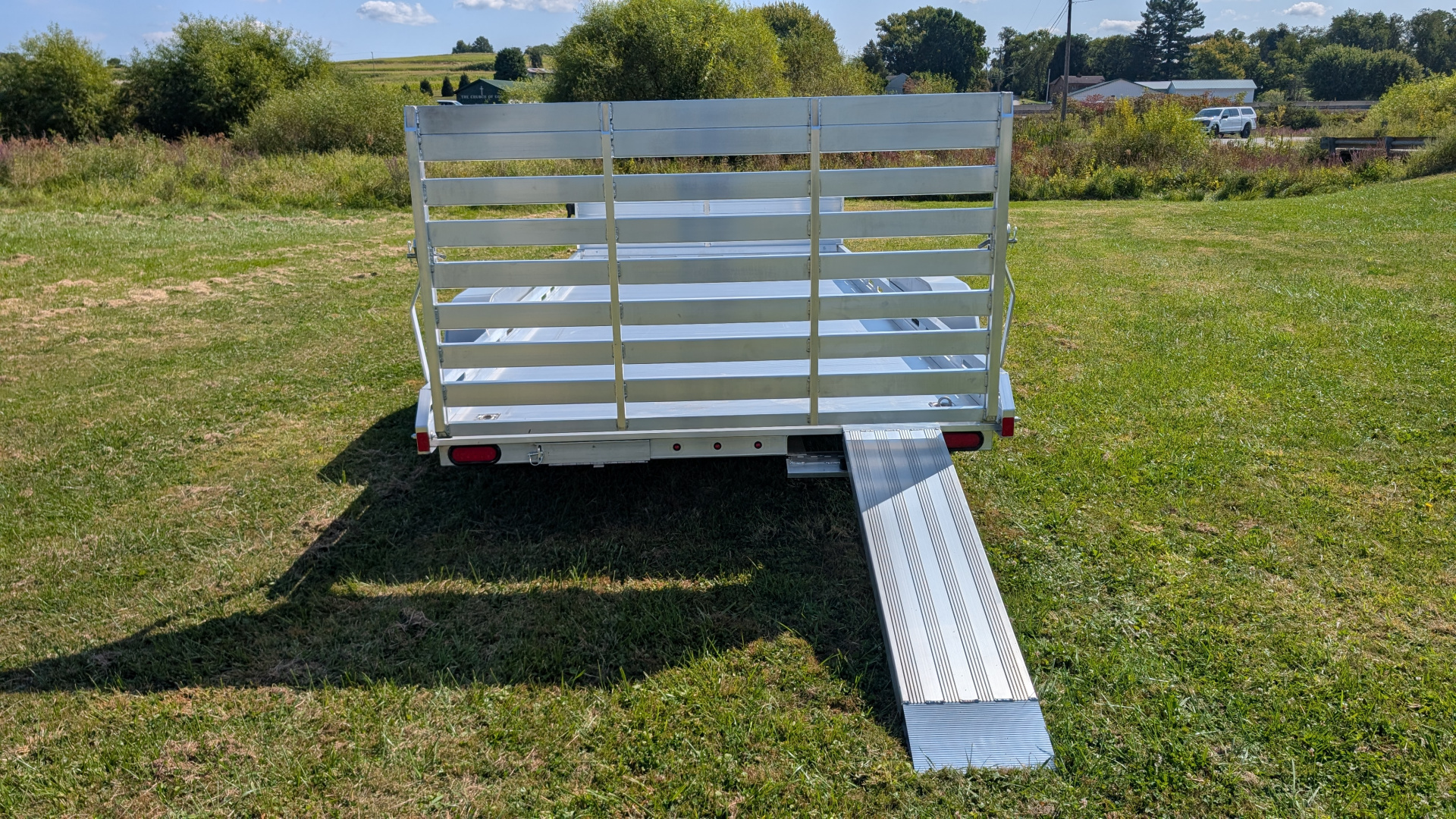 New 2026 Aluma 6'8" x 16 HD Utility w/ Underbody Ramps & Gate