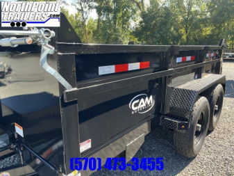 New 2025 CAM SUPERLINE 7 x 12' - 12k - HD SCISSOR HOIST DUMP