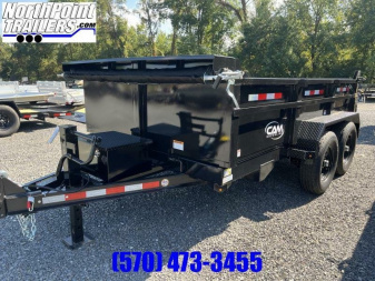 New 2025 CAM Superline 7 x 14' - 14k Dump Trailer - NEW STYLE Dump Trailer