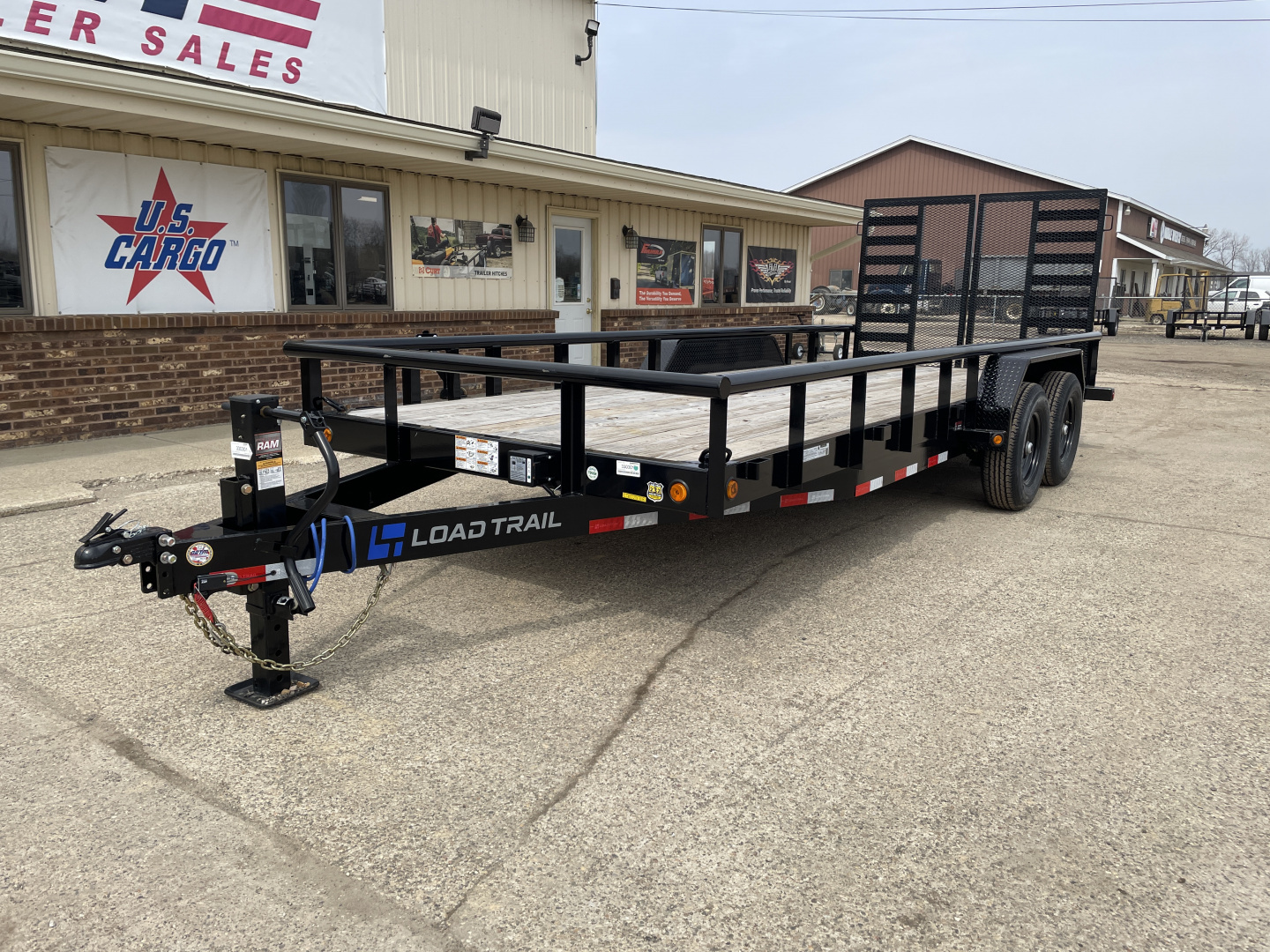 New 2026 Load Trail 83x20 Tandem Axle 14k w/Split Gate Landscape Trailer