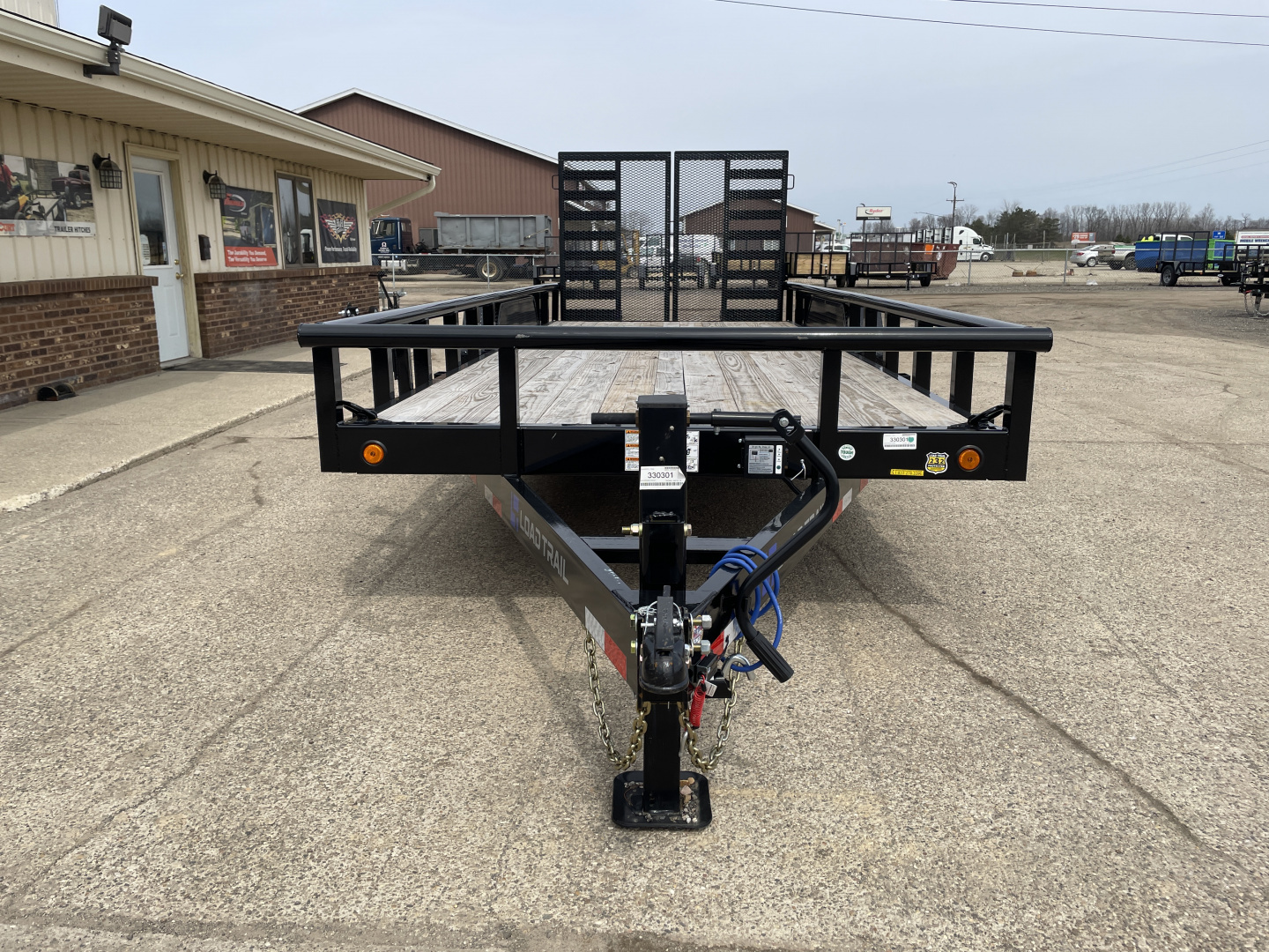 New 2026 Load Trail 83x20 Tandem Axle 14k w/Split Gate Landscape Trailer