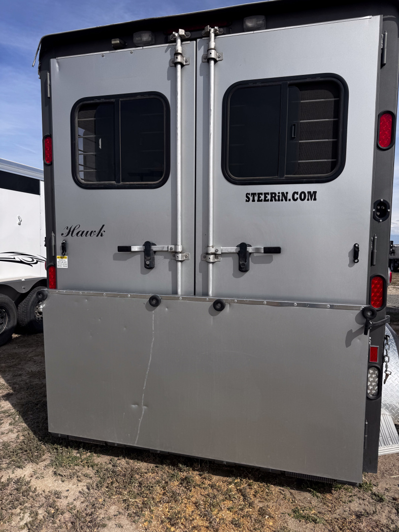 Used 2019 Hawk 2H Straight Load Horse Trailer