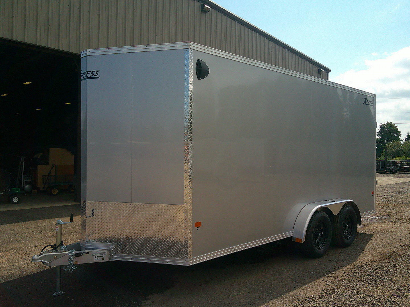 New 2026 ALCOM 7.4x16 7K Enclosed Trailer