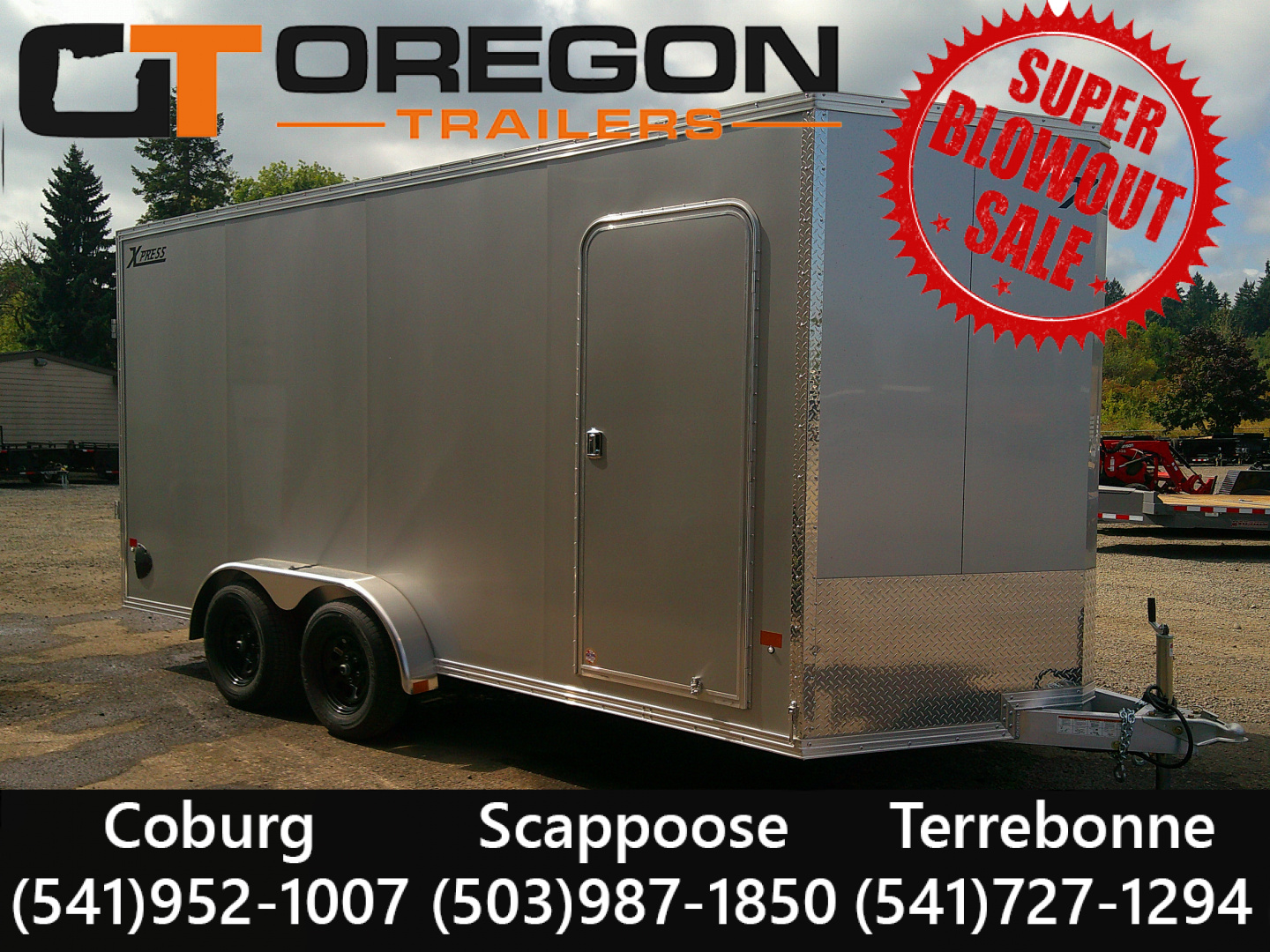 New 2026 ALCOM 7.4x16 7K Enclosed Trailer