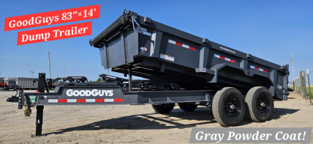 New 2026 Good Guys Trailers 83  x 14' Low-Profile Dump Trailer