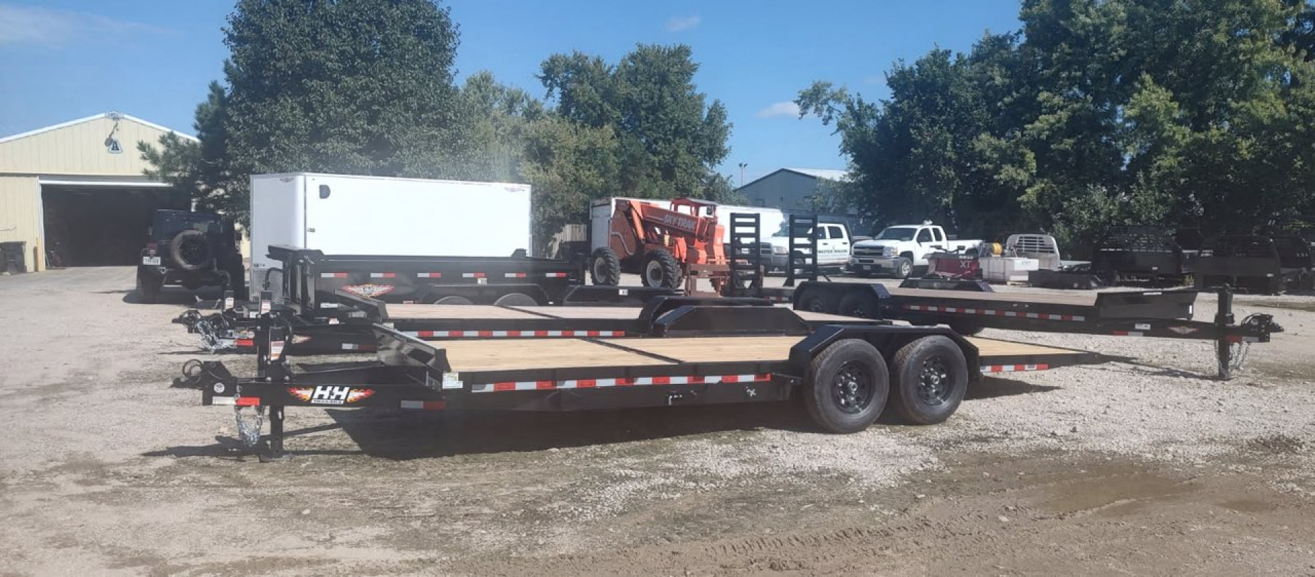 New 2026 H&H Trailers 82x16+6 Gravity Tilt 14K Equipment Trailer