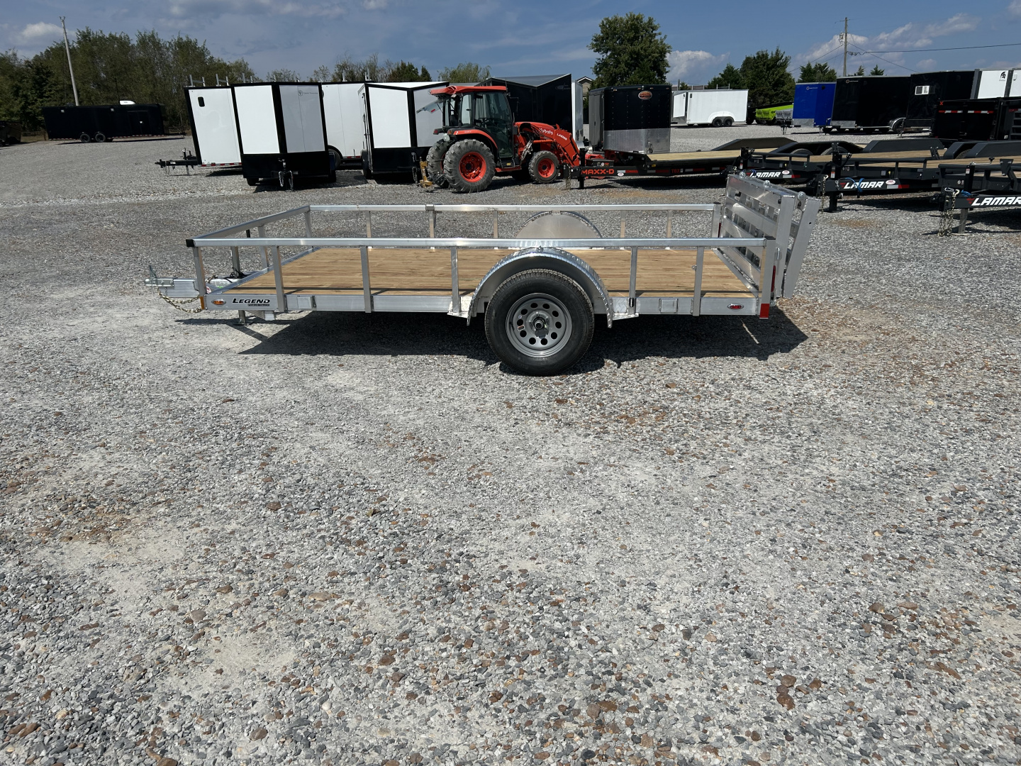 New 2026 Legend 7'X12' 3K Aluminum Utility Trailer
