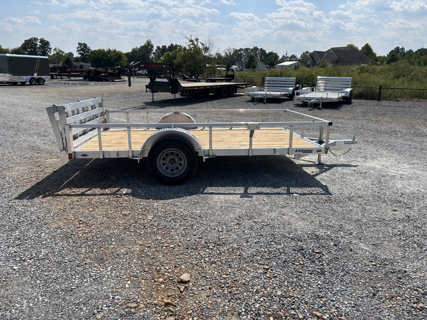 New 2026 Legend 7'X12' 3K Aluminum Utility Trailer