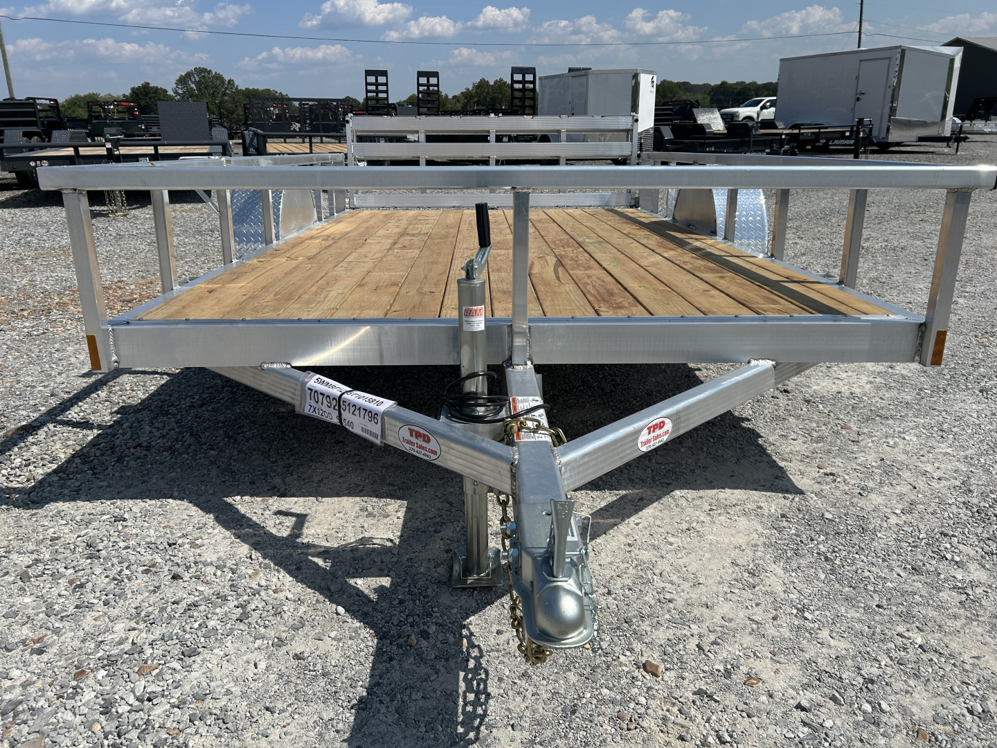 New 2026 Legend 7'X12' 3K Aluminum Utility Trailer