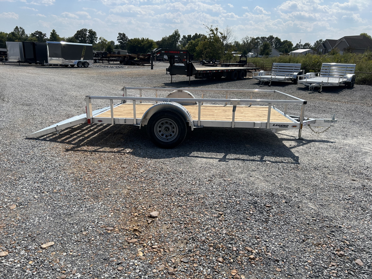 New 2026 Legend 7'X12' 3K Aluminum Utility Trailer